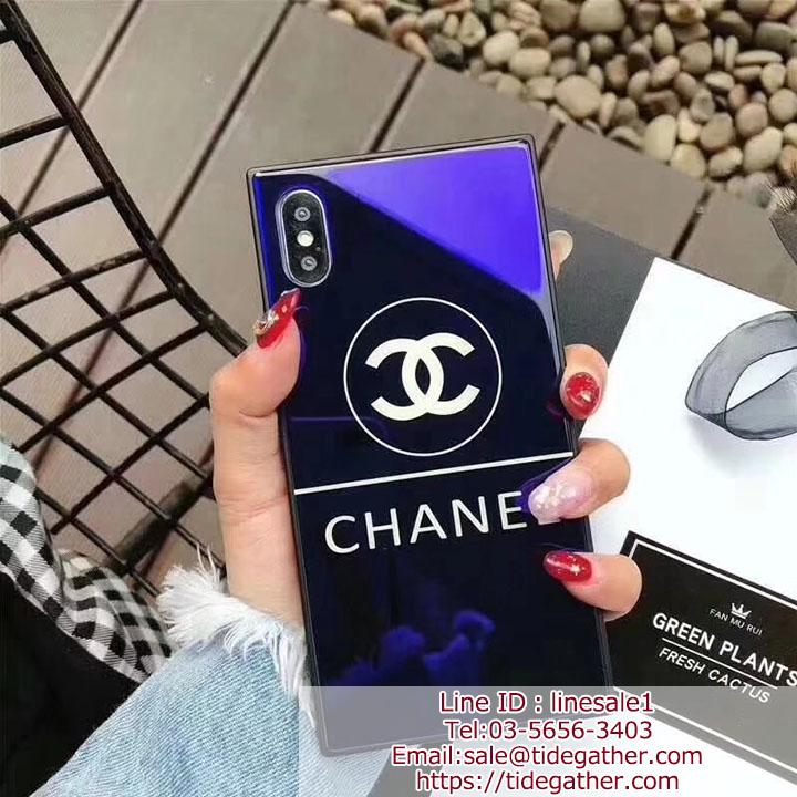 CHANEL風 iPhoneXケース トランク型